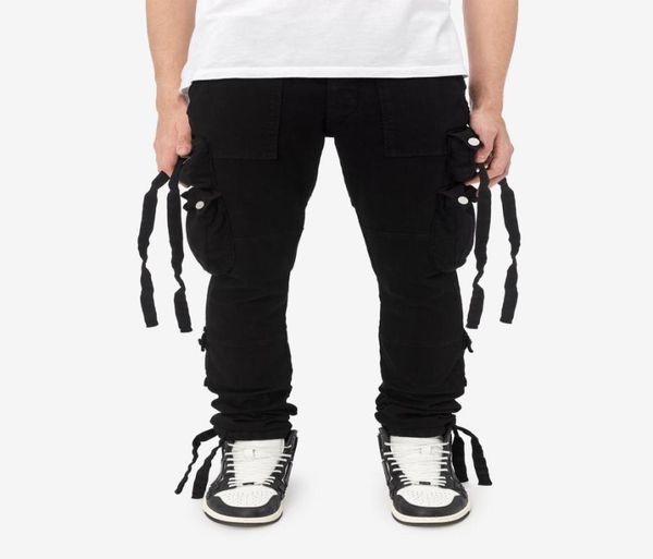 falection mens 21ss amimike jeans zipper pocket cargo pants black jeans 031307652, Blue
falection mens 21ss amimike jeans zipper pocket cargo pants black jeans 031307652, Blue