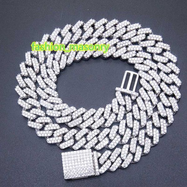fashion hiphop jewelry 12mm 5a def moissanite diamond necklace iced out cuban link chain, Silver
fashion hiphop jewelry 12mm 5a def moissanite diamond necklace iced out cuban link chain, Silver