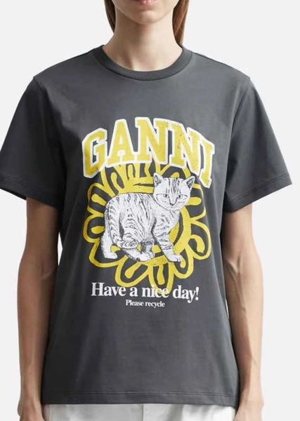 ganni 2023 designer t shirt classic letter tee long sleeve cat pattern mid-length loose white womens bottom short sleeve t-shirt
ganni 2023 designer t shirt classic letter tee long sleeve cat pattern mid-length loose white womens bottom short sleeve t-shirt