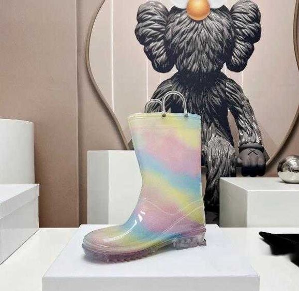rain boots luxury designer high platform big head thick bottom non-slip ankle boots jelly color all-match, Black
rain boots luxury designer high platform big head thick bottom non-slip ankle boots jelly color all-match, Black