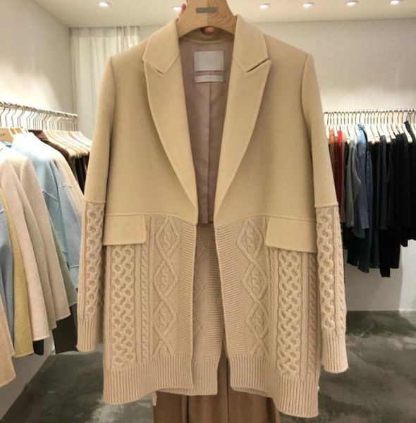 women039s suits blazers women jacket loose casual thin coat no button knitted suit female korean fashion jackets coats woman cl6571635, White;black
women039s suits blazers women jacket loose casual thin coat no button knitted suit female korean fashion jackets coats woman cl6571635, White;black
