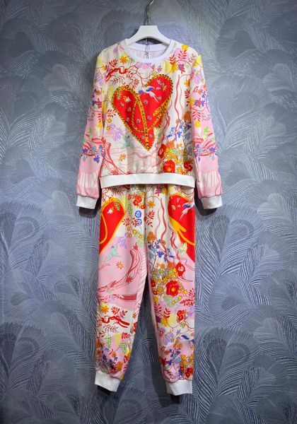 fashion set 2023 autumn/winter women's two piece set new pullover beaded slim fit print casual long sleeve paired with pants s-xlwomen&, White
fashion set 2023 autumn/winter women's two piece set new pullover beaded slim fit print casual long sleeve paired with pants s-xlwomen&, White