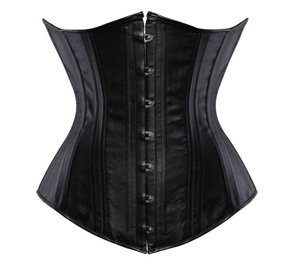 women steampunk faux leather underbust corset black double steel bone waist corsets and bustiers5862032, Black;white
women steampunk faux leather underbust corset black double steel bone waist corsets and bustiers5862032, Black;white