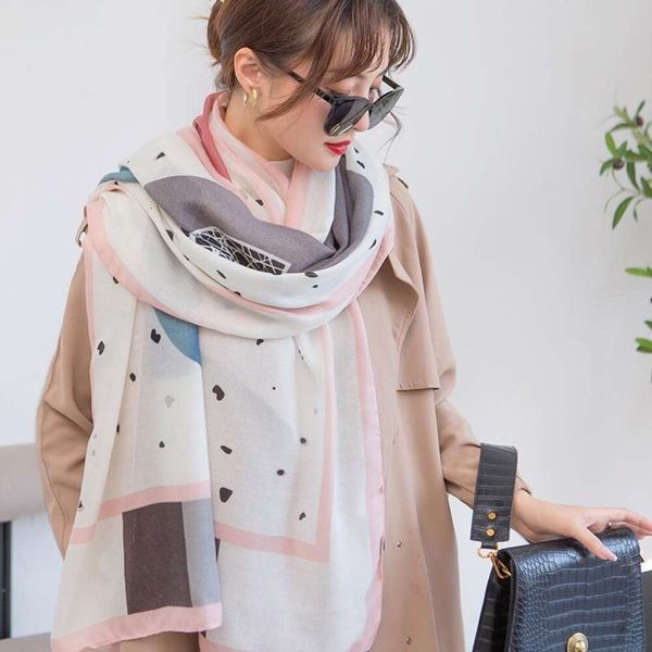 autumn shawl fashionable spring and scarf fresh temperament accessories travel p long yarn, Blue;gray
autumn shawl fashionable spring and scarf fresh temperament accessories travel p long yarn, Blue;gray