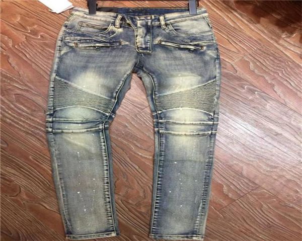 new luxury mens designer jeans slimleg jeans holes vintage ripped trousers cowboy famous brand classic designer hip hop biker dea4623033, Blue
new luxury mens designer jeans slimleg jeans holes vintage ripped trousers cowboy famous brand classic designer hip hop biker dea4623033, Blue
