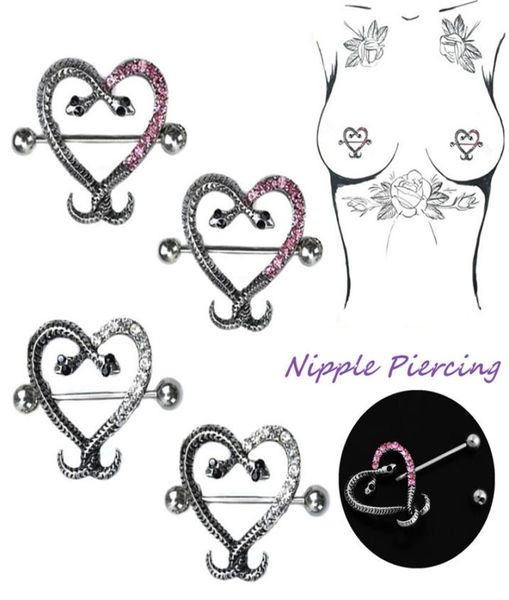 women stainless steel nipple rings crystal heart shape snake nipple barbell piercing ring body piercing jewelry1865473, Silver
women stainless steel nipple rings crystal heart shape snake nipple barbell piercing ring body piercing jewelry1865473, Silver
