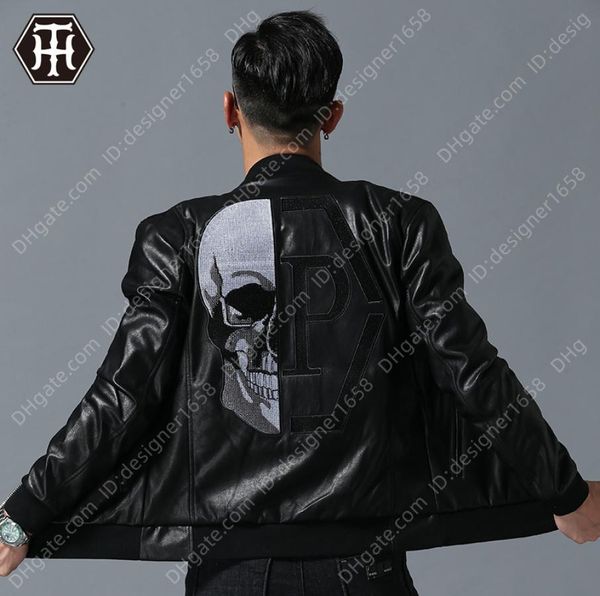 jackets men039s skull embroidered thick baseball collar imitation motorcycle leather jacket men039s fashion5946242, Black;brown
jackets men039s skull embroidered thick baseball collar imitation motorcycle leather jacket men039s fashion5946242, Black;brown