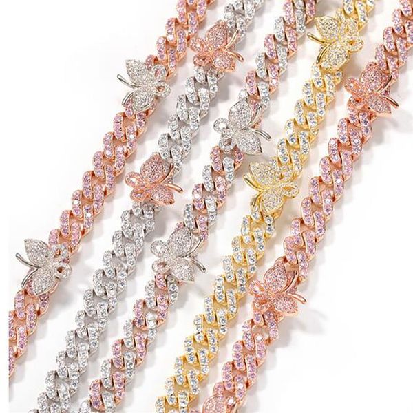yishop4u mini butterfly chain with 4butterflies pink 9mm cuban choker cz punk miami link hip hop jewelry 14-20inch1782, Silver
yishop4u mini butterfly chain with 4butterflies pink 9mm cuban choker cz punk miami link hip hop jewelry 14-20inch1782, Silver
