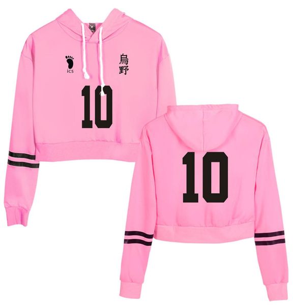 anime haikyuu crop hoodie women karasuno high school harajuku casual hooded cropped sweatshirt pullover sudaderas mu6269180, Black
anime haikyuu crop hoodie women karasuno high school harajuku casual hooded cropped sweatshirt pullover sudaderas mu6269180, Black