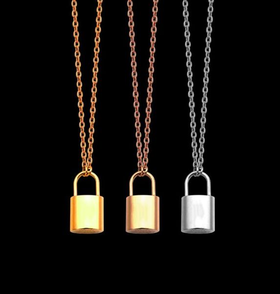 new 316l titanium steel plated rose gold lock pendant necklace for women039s fashion brand jewelry6665398, Silver
new 316l titanium steel plated rose gold lock pendant necklace for women039s fashion brand jewelry6665398, Silver