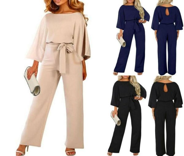 new 2019 women elegant long sleeve autumn jumpsuit lady business office evening party wide leg jumpsuit plus size t2008245300624, Black;white
new 2019 women elegant long sleeve autumn jumpsuit lady business office evening party wide leg jumpsuit plus size t2008245300624, Black;white