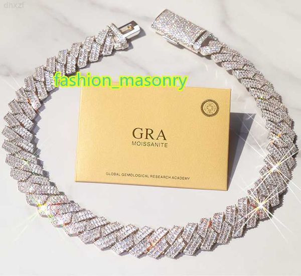 gra baguettes moissanite diamond 20mm wide solid silver with cuban link chain for mens rapper hip hop necklace
gra baguettes moissanite diamond 20mm wide solid silver with cuban link chain for mens rapper hip hop necklace