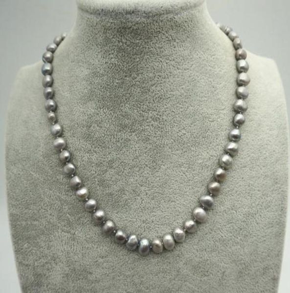 45cm gray color baroque freshwater pearl necklaceweddingbirthday love mothers day women gifthappiness jewellery3818840, Silver
45cm gray color baroque freshwater pearl necklaceweddingbirthday love mothers day women gifthappiness jewellery3818840, Silver