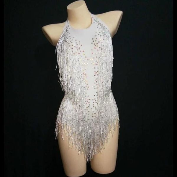 stage wear sparkly rhinestones white tassel bodysuit women club outfit fringe dance costume one-piece show singer leotard2542, Black;red
stage wear sparkly rhinestones white tassel bodysuit women club outfit fringe dance costume one-piece show singer leotard2542, Black;red