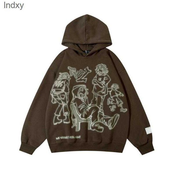 men's hoodies line figure printed hoodie high street trendy brand loose comfortable casual couple pullover autumn and winter streetwear, Black
men's hoodies line figure printed hoodie high street trendy brand loose comfortable casual couple pullover autumn and winter streetwear, Black