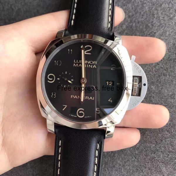 aaaaa vs luxury mechanical movement watch pam359 swiss automatic sapphire mirror 44mm 18mm 904 steel band designers es wrist, Slivery;brown
aaaaa vs luxury mechanical movement watch pam359 swiss automatic sapphire mirror 44mm 18mm 904 steel band designers es wrist, Slivery;brown