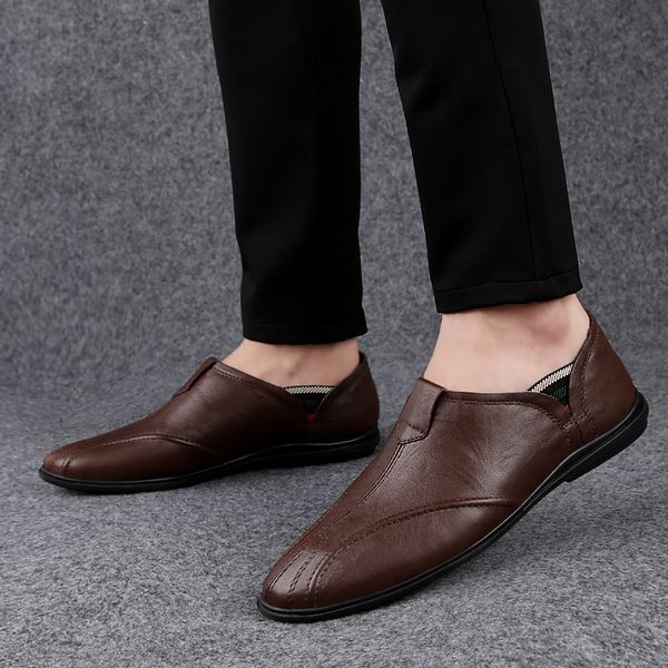 dress shoes men fashion genuine leather casual loafers soft comfortable breathable flats lazy men s lightweigh moccasins driving 230830, Black
dress shoes men fashion genuine leather casual loafers soft comfortable breathable flats lazy men s lightweigh moccasins driving 230830, Black