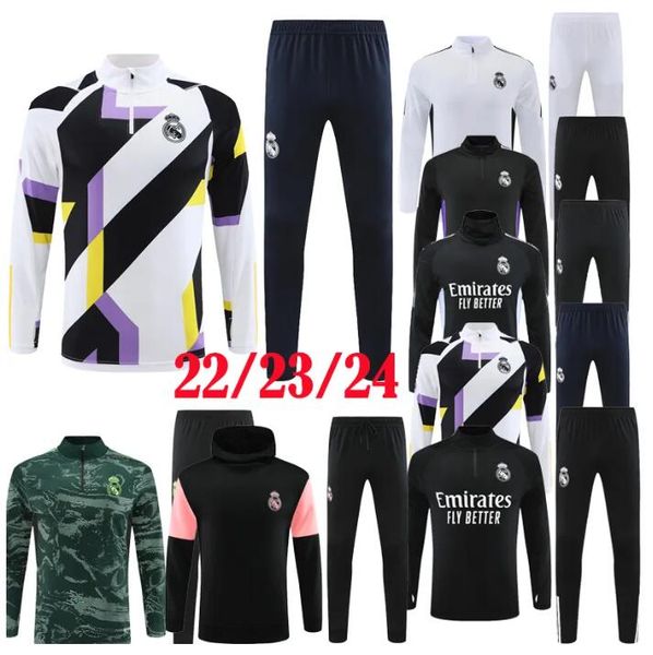 23 24 new real madrid tracksuit half zip training suit vini jr bellingham 22/23 adults and children football kit madrides camavinga modric c, Black
23 24 new real madrid tracksuit half zip training suit vini jr bellingham 22/23 adults and children football kit madrides camavinga modric c, Black