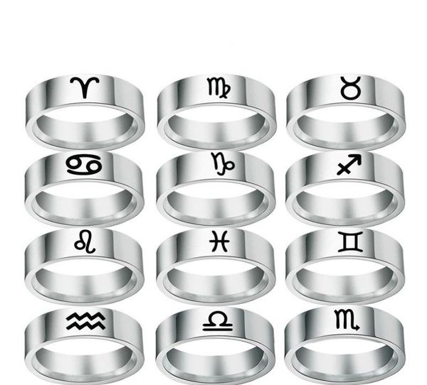 12 zodiac ring simple symbol rings 8mm smooth stainless steel for men and women color silver black2439893
12 zodiac ring simple symbol rings 8mm smooth stainless steel for men and women color silver black2439893