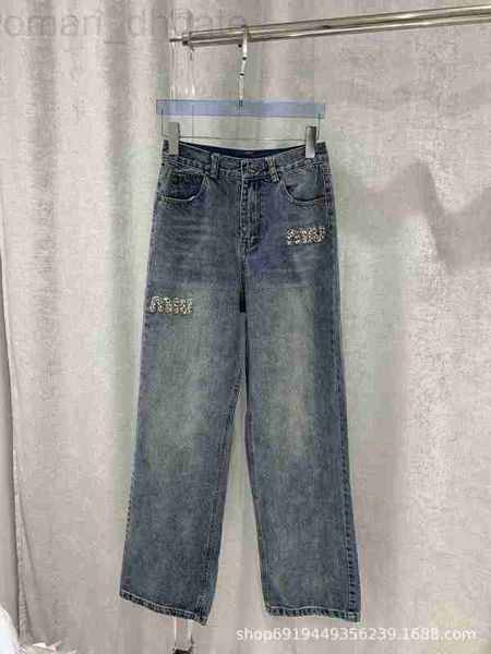 womens jeans designer early autumn new diamond letter straight barrel with stitched embellishment fashion versatile, Blue
womens jeans designer early autumn new diamond letter straight barrel with stitched embellishment fashion versatile, Blue