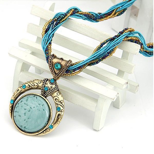 pendant necklaces vintage necklace jewelry fashion retro bohemia style multilayer beads chain crystal grain 230831, Silver
pendant necklaces vintage necklace jewelry fashion retro bohemia style multilayer beads chain crystal grain 230831, Silver