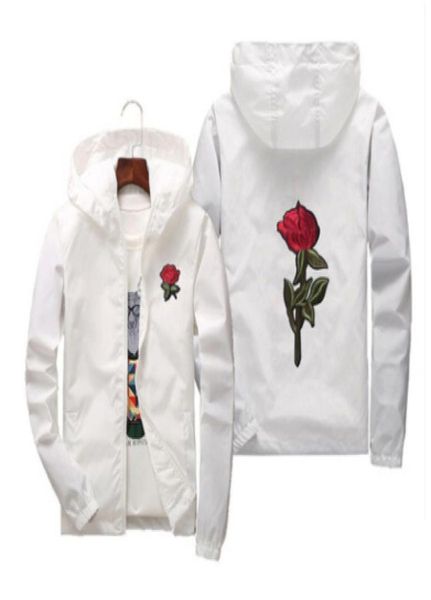 red rose printed casual jackets men women hooded windbreaker male female solid color embroidery coats asian size s7xl5406293, Black;brown
red rose printed casual jackets men women hooded windbreaker male female solid color embroidery coats asian size s7xl5406293, Black;brown