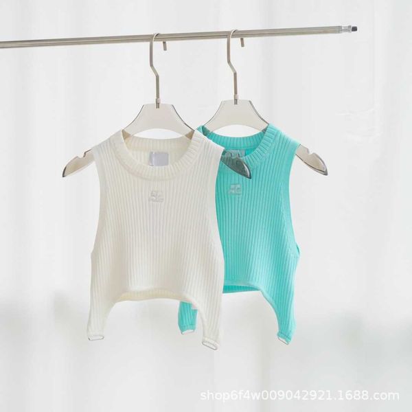 2023 spring/summer irregular korean designer brand slim fit fashion hanging neck spicy girls short tank top, White
2023 spring/summer irregular korean designer brand slim fit fashion hanging neck spicy girls short tank top, White