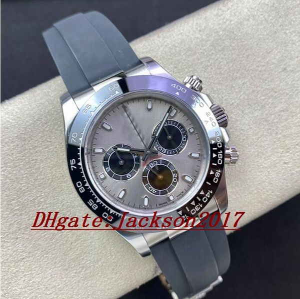 clean factory v11 deluxe luxury watch mens watches sapphire chronograph watches eta 4130 ceramic bezel 116500 model 904l case stainless stee, Slivery;brown
clean factory v11 deluxe luxury watch mens watches sapphire chronograph watches eta 4130 ceramic bezel 116500 model 904l case stainless stee, Slivery;brown