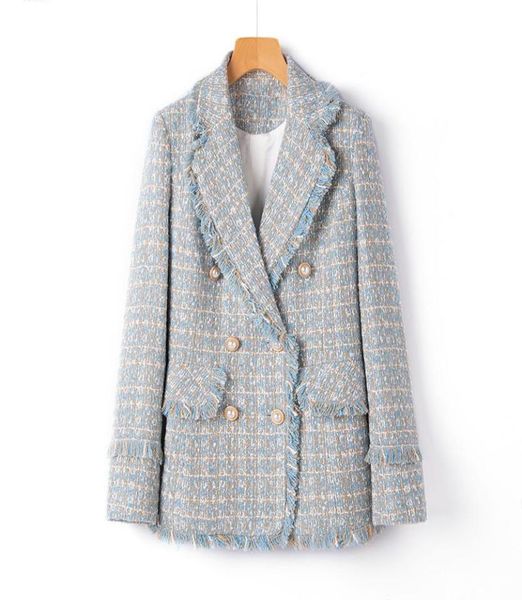 large size light blue tweed suit jacket 2021 spring autumn women039s fashion retro short lapel doublebreasted plaid s399 s5786128, White;black
large size light blue tweed suit jacket 2021 spring autumn women039s fashion retro short lapel doublebreasted plaid s399 s5786128, White;black