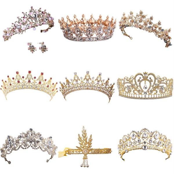 gold crystal tiara crown for wedding hair accessories princess queen wedding crown rhinestones bridal hair jewelry284y, White;golden
gold crystal tiara crown for wedding hair accessories princess queen wedding crown rhinestones bridal hair jewelry284y, White;golden