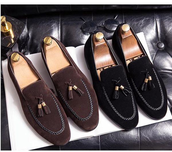 new oxford shoes men shoes faux suede solid color classic business casual party everyday retro wingtip dress shoes size: eu39-46, Black
new oxford shoes men shoes faux suede solid color classic business casual party everyday retro wingtip dress shoes size: eu39-46, Black