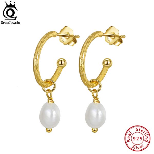hoop huggie orsa jewels 14k gold over genuine sterling silver hammered dangle earrings with real natural irregular freshwater pearls gpe16 2, Golden;silver
hoop huggie orsa jewels 14k gold over genuine sterling silver hammered dangle earrings with real natural irregular freshwater pearls gpe16 2, Golden;silver