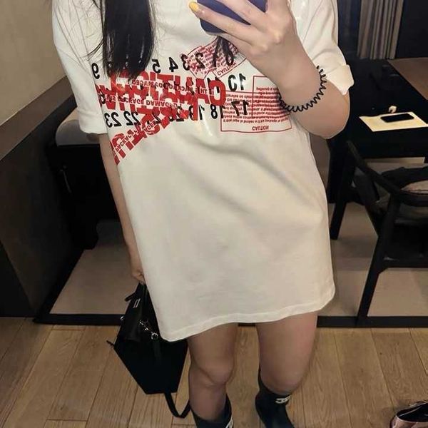 designer t shirt niche designer tape digital printing loose short sleeve t-shirt spring/summer unisex, White;black
designer t shirt niche designer tape digital printing loose short sleeve t-shirt spring/summer unisex, White;black