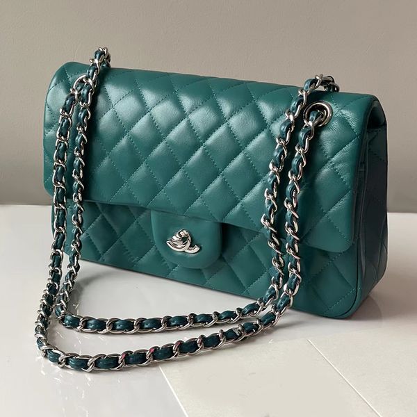 classic purse double chain shoulder flap bags women bag clutch green leather cc handbags designer lambskin lady gold wallet fashion pochette
classic purse double chain shoulder flap bags women bag clutch green leather cc handbags designer lambskin lady gold wallet fashion pochette