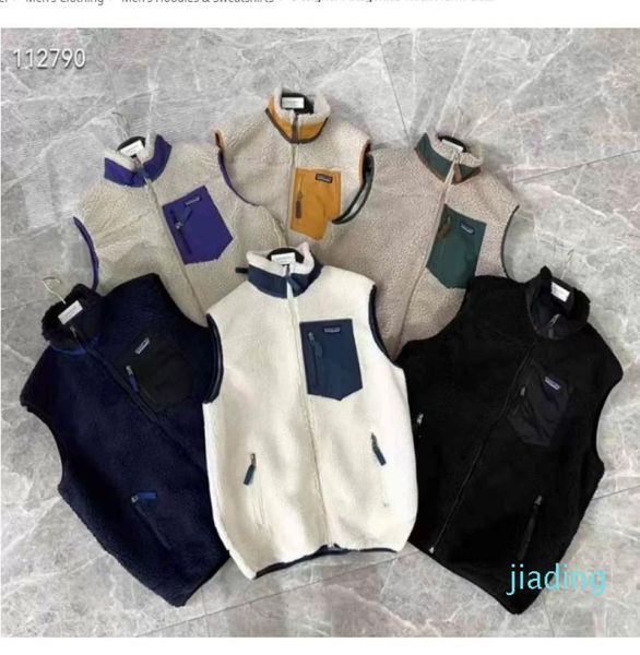 designer s thick warm classic vest retro-x autumn winter couple models lamb cashmere fleece for men women 7 colore2403320, Black
designer s thick warm classic vest retro-x autumn winter couple models lamb cashmere fleece for men women 7 colore2403320, Black