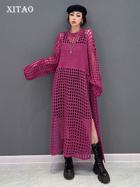 basic casual dresses xitao fashion solid color knitting dress loose casual temperament hollow out sweater o-neck all-match women wld13196 23, Black;gray
basic casual dresses xitao fashion solid color knitting dress loose casual temperament hollow out sweater o-neck all-match women wld13196 23, Black;gray