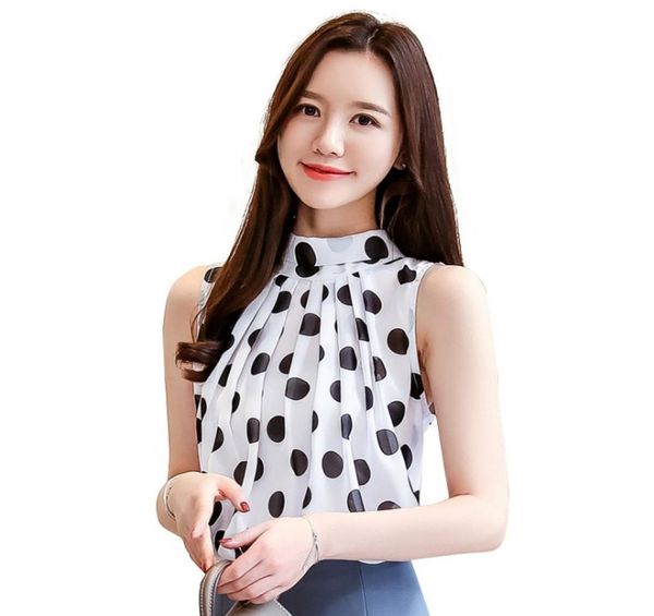 blusas mujer de moda 2021 korean sleeveless women chiffon shirt summer fashion clothes polka dot blouse 9541 women039s blou6906773, White
blusas mujer de moda 2021 korean sleeveless women chiffon shirt summer fashion clothes polka dot blouse 9541 women039s blou6906773, White
