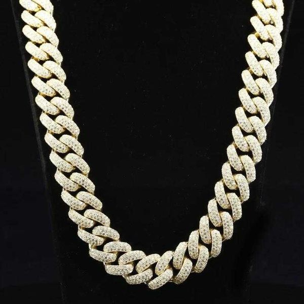 master rocks jewelry 18mm 925 sterling silver hip hop necklace sparkling 3 rows moissanite cuban link chain
master rocks jewelry 18mm 925 sterling silver hip hop necklace sparkling 3 rows moissanite cuban link chain