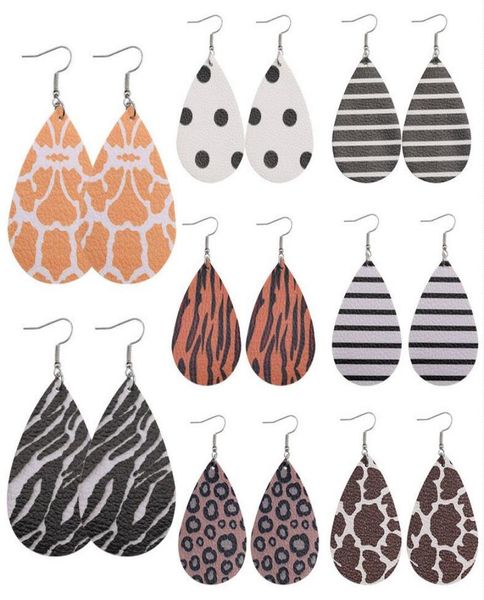 new fashion pu leather doublesided leopard charm pendant earring teardrop dangle eardrop hook earrings for women lady2437224, Silver
new fashion pu leather doublesided leopard charm pendant earring teardrop dangle eardrop hook earrings for women lady2437224, Silver