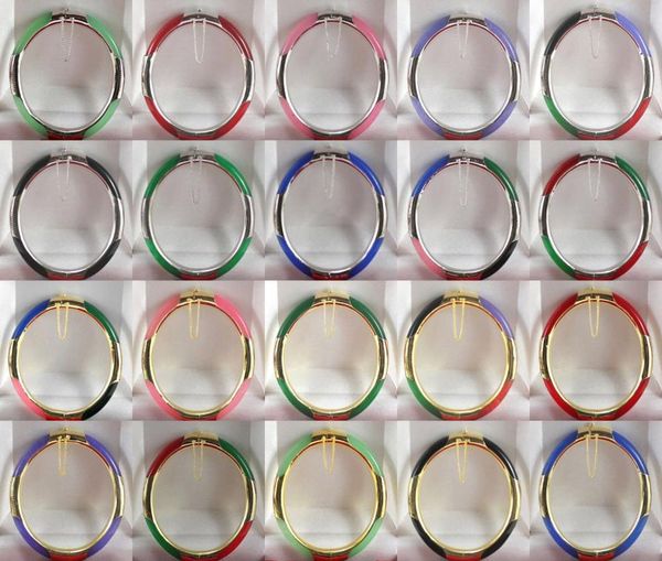 whole multicolor green black red purple pink jade agate 18kgp clasp bangle bracelet8292952
whole multicolor green black red purple pink jade agate 18kgp clasp bangle bracelet8292952