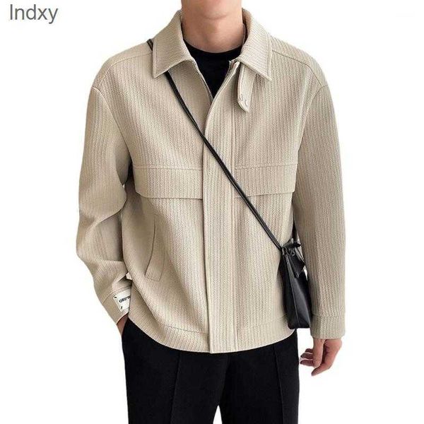 men's jackets autumn jacket men streetwear fashion loose business causal vintage handsome coat male spring korean small outerwear, Black;brown
men's jackets autumn jacket men streetwear fashion loose business causal vintage handsome coat male spring korean small outerwear, Black;brown