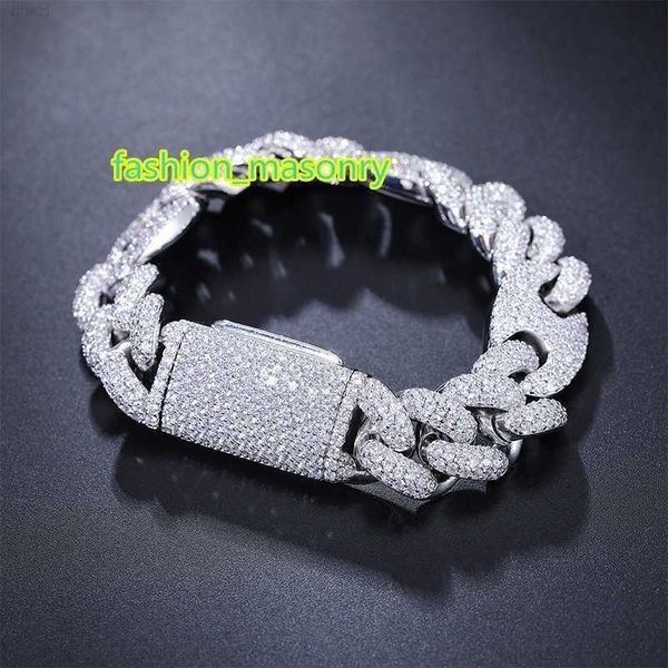 luxury rock style hiphop jewelry 18mm 925 sterling silver pass diamond test vvs moissanite iced out cuban link bracelet for men
luxury rock style hiphop jewelry 18mm 925 sterling silver pass diamond test vvs moissanite iced out cuban link bracelet for men