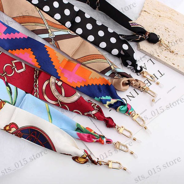scarves silk scarf straps scarf glasses chain for women fashion bohemia colorful printing mask sunglsses lanyard jewelry accessories t230425, Blue;gray
scarves silk scarf straps scarf glasses chain for women fashion bohemia colorful printing mask sunglsses lanyard jewelry accessories t230425, Blue;gray