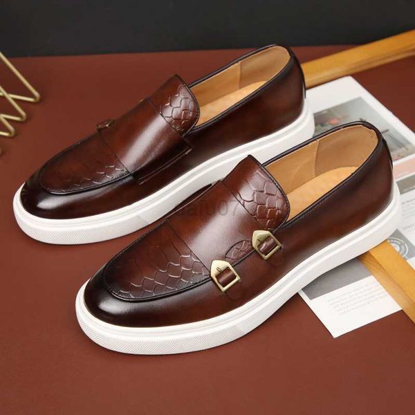 dress shoes men's casual shoes fashion snakeskin grain leather men retro british style loafers mens slip-on outdoor flats monk shoes l0, Black
dress shoes men's casual shoes fashion snakeskin grain leather men retro british style loafers mens slip-on outdoor flats monk shoes l0, Black