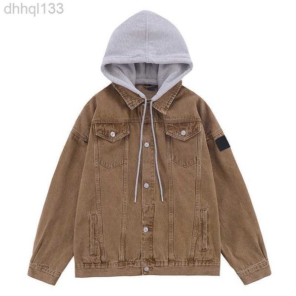 2023 casual denim coat male spring and autumn hooded high street trend handsome loose fashion fake two tooling stone jacket, Black
2023 casual denim coat male spring and autumn hooded high street trend handsome loose fashion fake two tooling stone jacket, Black
