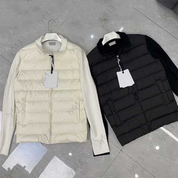 monclears jacket feather puffer jacket trimmed letter patchwork downs wool long sleeve cardigan small lapel mens jackets designer down coat, Black
monclears jacket feather puffer jacket trimmed letter patchwork downs wool long sleeve cardigan small lapel mens jackets designer down coat, Black