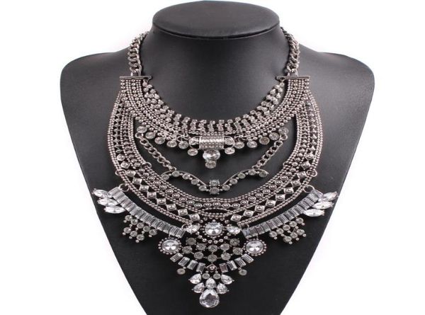 2020 new arrival design fashion vintage alloy big chunky statement crystal pendant necklace for women jewelry5367945, Silver
2020 new arrival design fashion vintage alloy big chunky statement crystal pendant necklace for women jewelry5367945, Silver