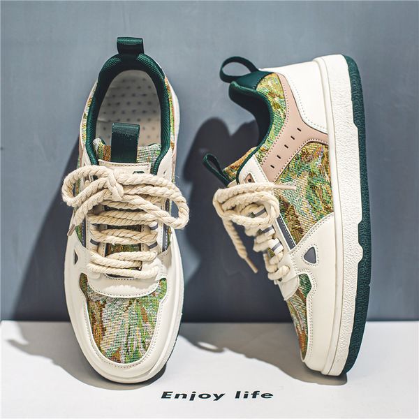 dress shoes 2023 starry night oil painting for men original casual sneakers sports designer vintage footwear artist s painting 230830, Black
dress shoes 2023 starry night oil painting for men original casual sneakers sports designer vintage footwear artist s painting 230830, Black