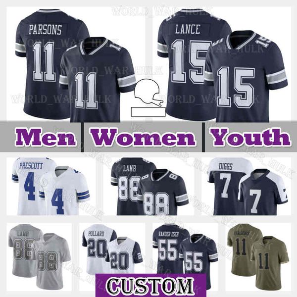 11 micah parsons football jersey 15 trey lance ceedee lamb trevon diggs dallases cowboyes tony pollard roger staubach dak prescott tyler emm, Black;red
11 micah parsons football jersey 15 trey lance ceedee lamb trevon diggs dallases cowboyes tony pollard roger staubach dak prescott tyler emm, Black;red