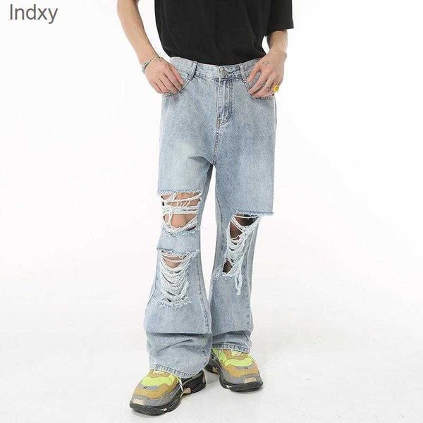 men's jeans syuhgfa broken hole straight hip hop wear distressed street personality casual baggy denim pants trend 2023, Blue
men's jeans syuhgfa broken hole straight hip hop wear distressed street personality casual baggy denim pants trend 2023, Blue